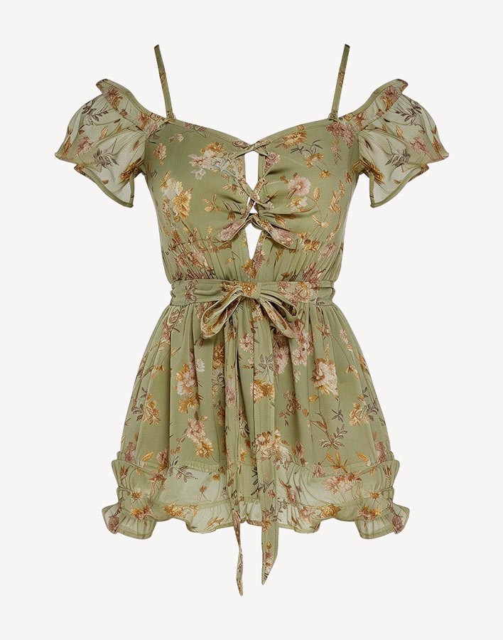 Mediterranean Escape Wrap Dress