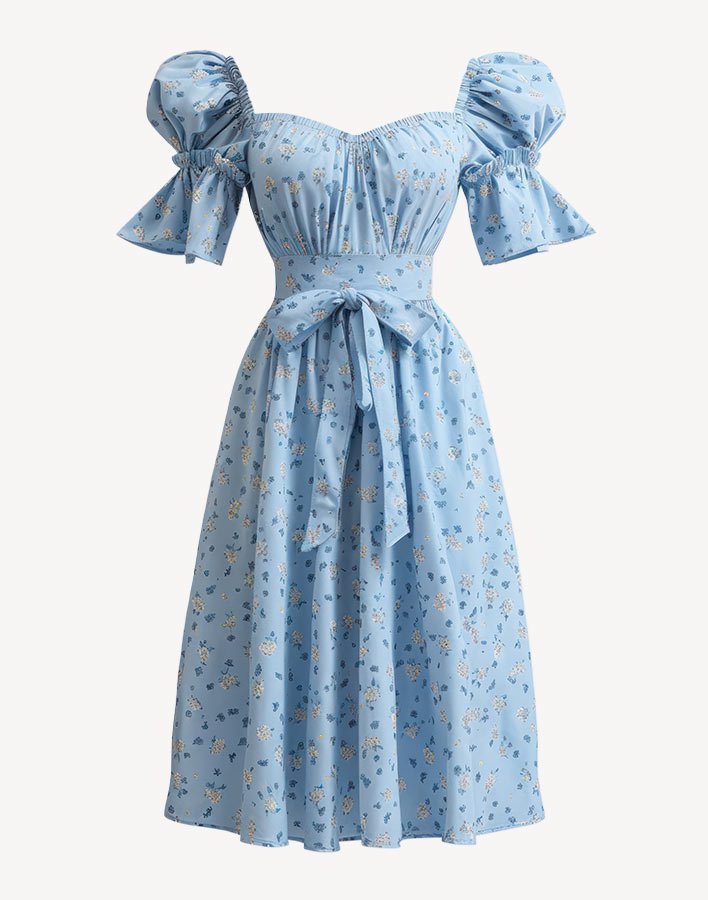 Amalfi Coast Linen Maxi Dress